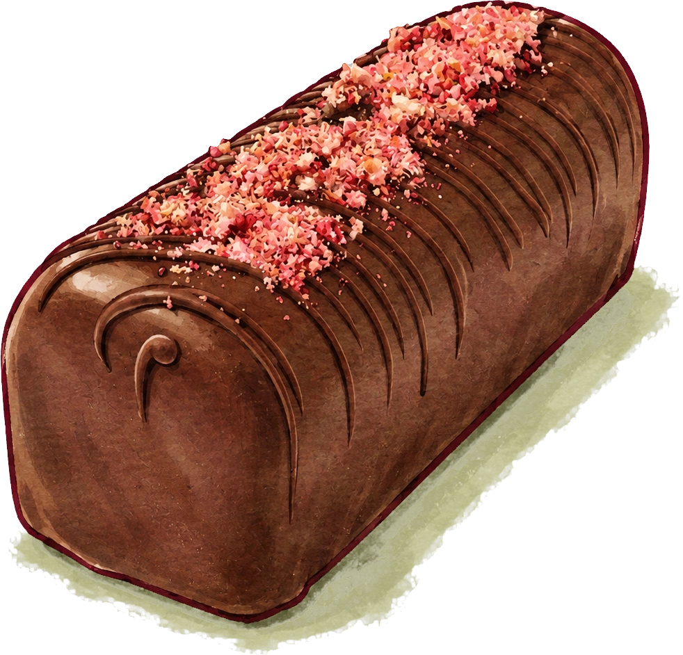 Chocolate strawberry dessert bar